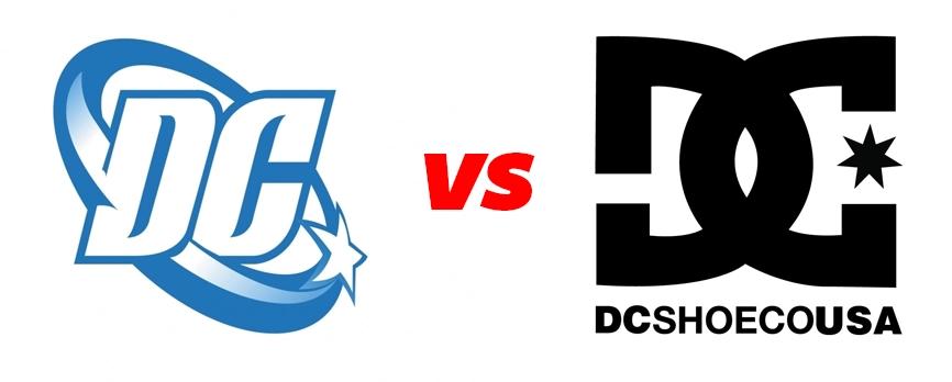 Banner DC Comics vs DC Shoes