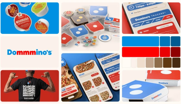 Rebrand domino's pizza