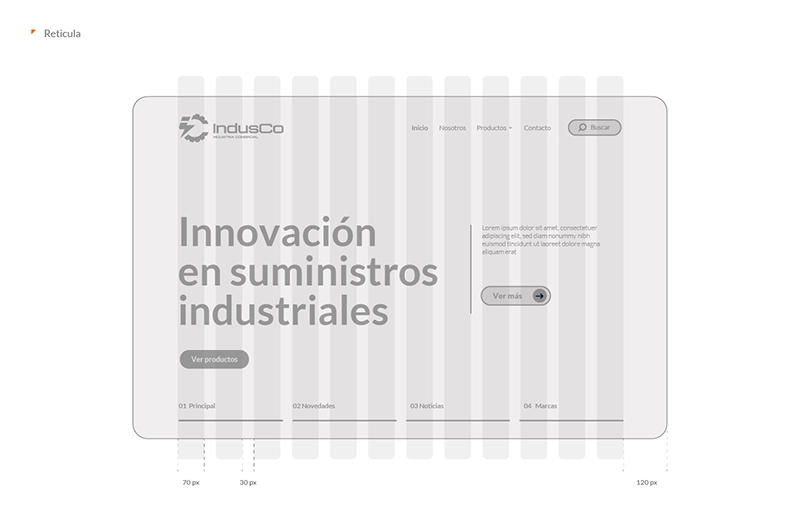 retícula indusco web