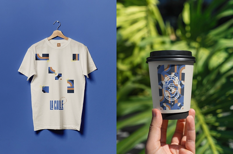 la_calle_cafe_branding_t-shirt-vaso